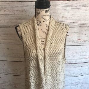 Cyprus open knit cardigan sweater